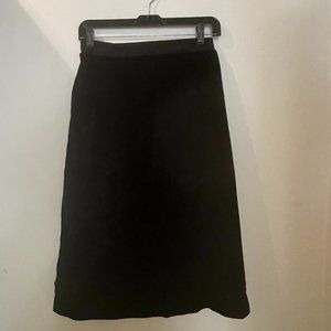 Philippe Marques  Black Velvet Skirt